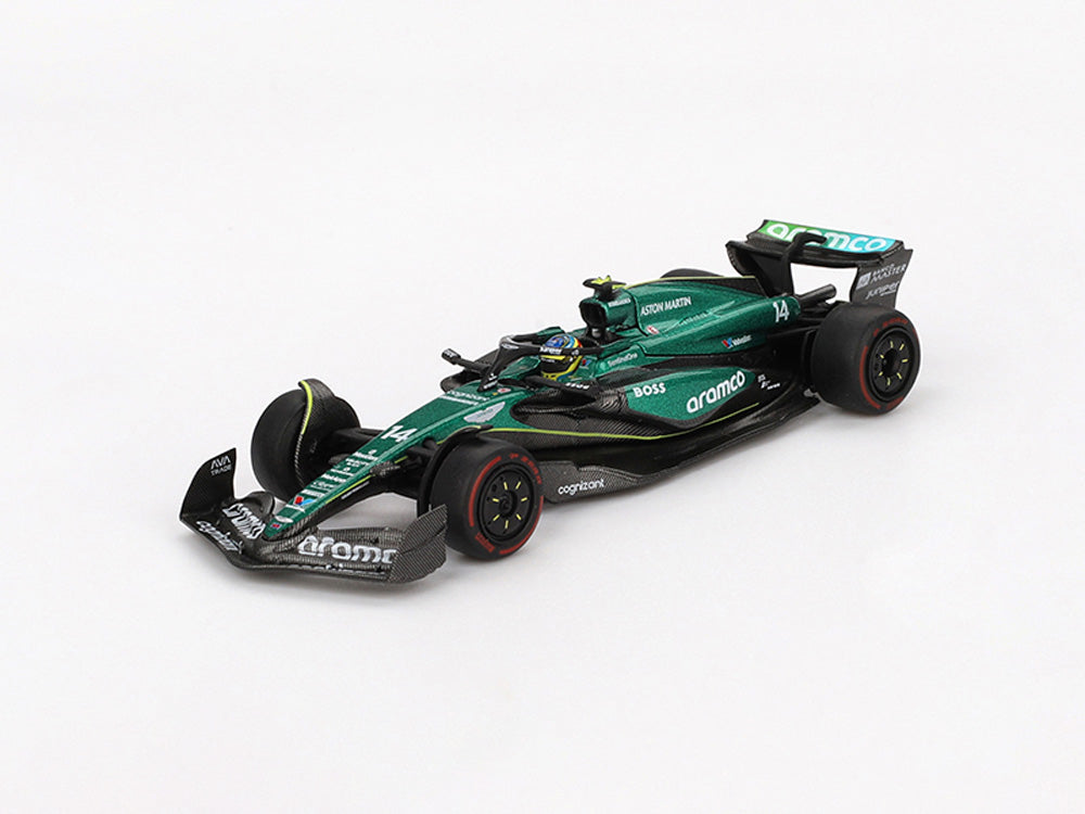 MiniGT 1/64 Aston Martin AMR24 F1 #14 Fernando Alonso Bahrain GP