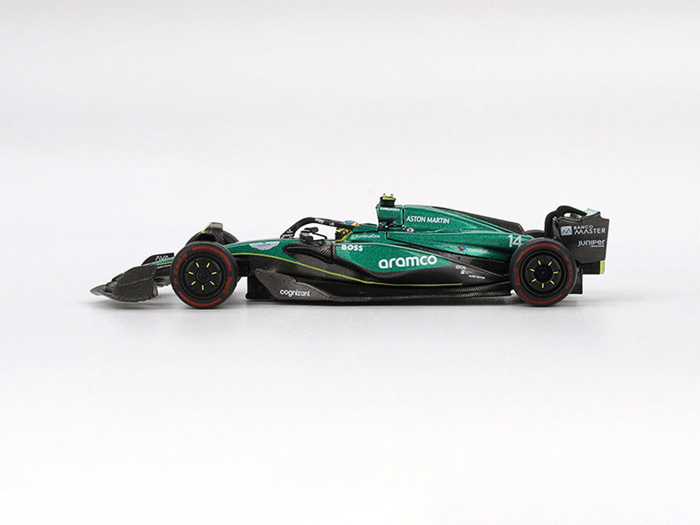 MiniGT 1/64 Aston Martin AMR24 F1 #14 Fernando Alonso Bahrain GP