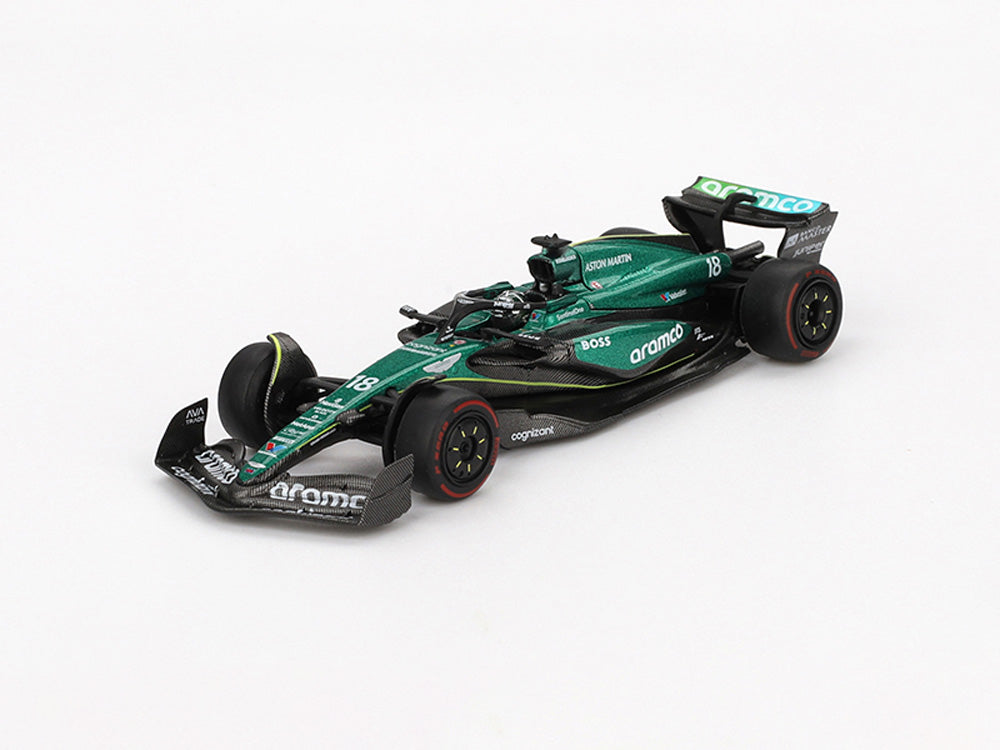 MiniGT 1/64 Aston Martin AMR24 F1 #18 Lance Stroll Bahrain GP