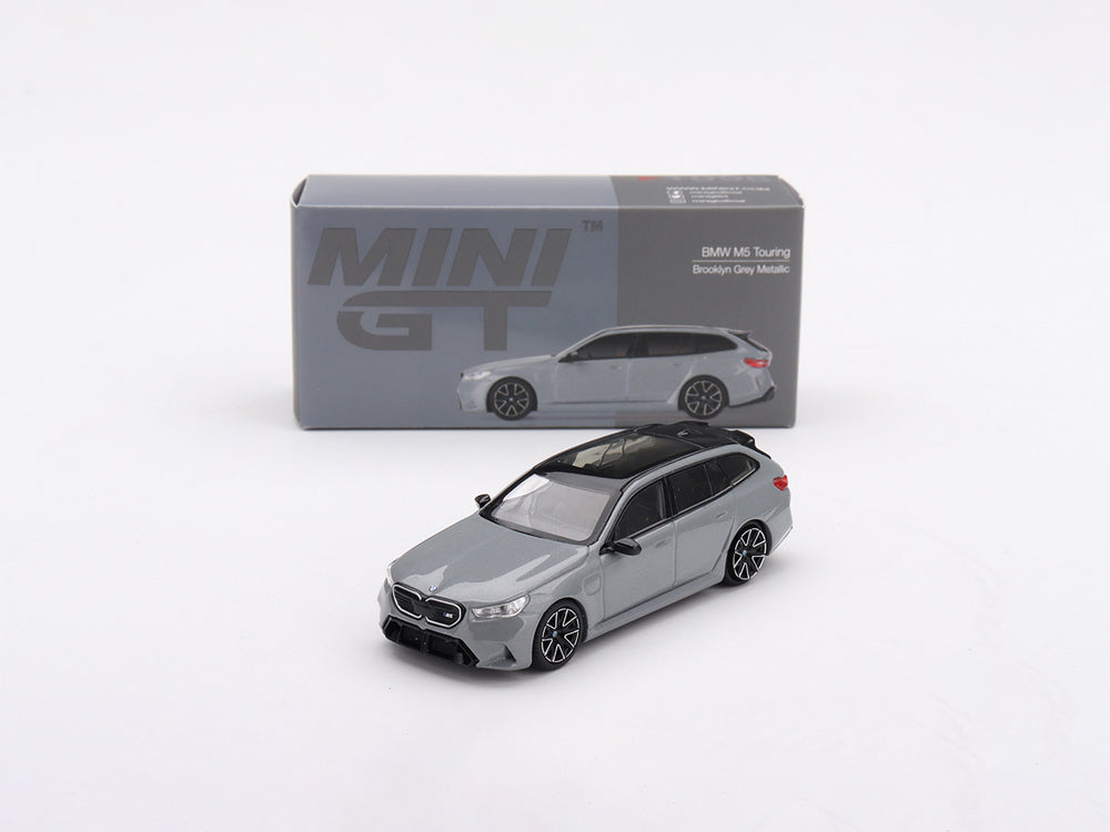 MiniGT 1/64 BMW M5 Touring G99 Brooklyn Metallic Grey