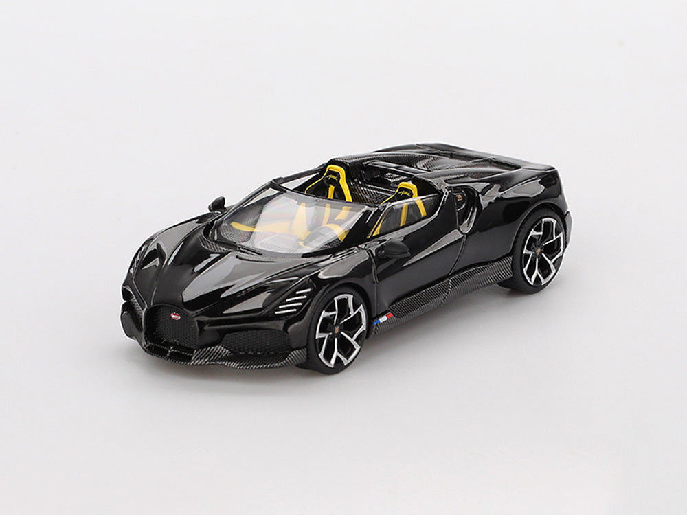 MiniGT 1/64 Bugatti W16 Mistral Black