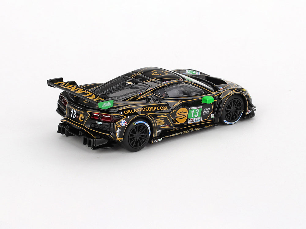 MiniGT 1/64 Chevrolet Corvette Z06 GT3.R #13 AWA 2025 IMSA Daytona 24Hrs Black&nbsp;
