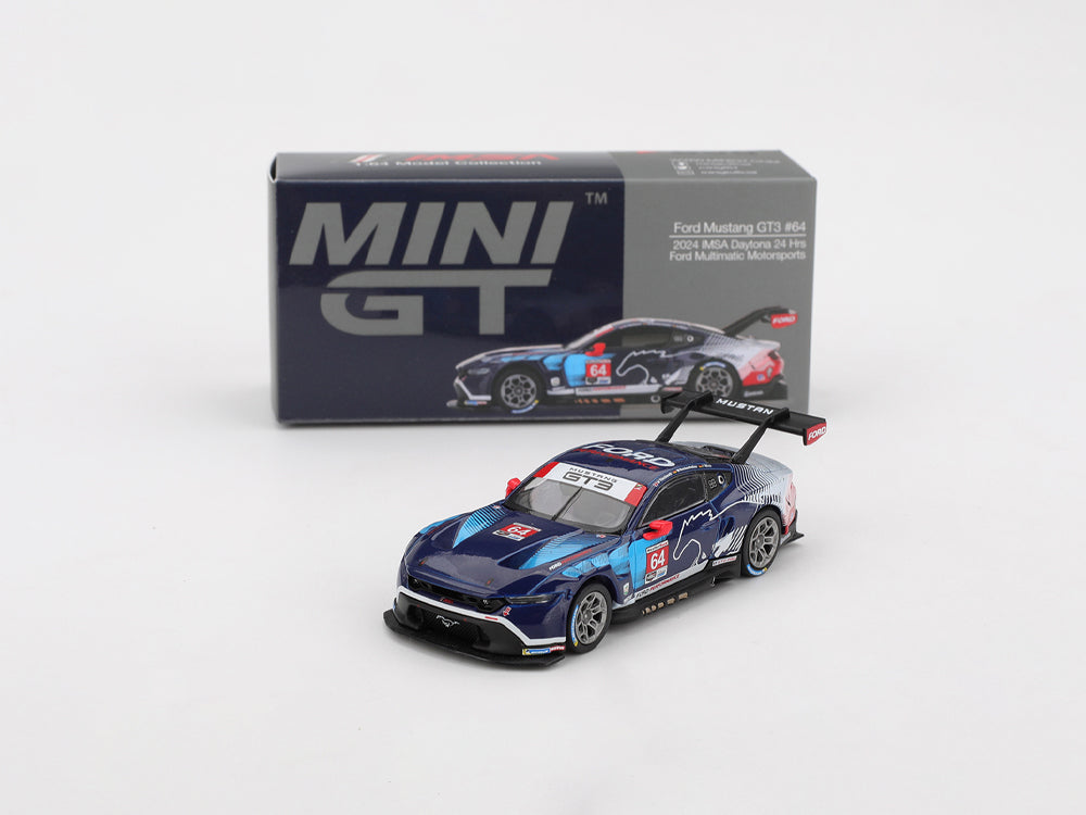 MiniGT 1/64 Ford Mustang GT3 #64 Multimatic Motorsports 2024 IMSA Daytona 24Hr