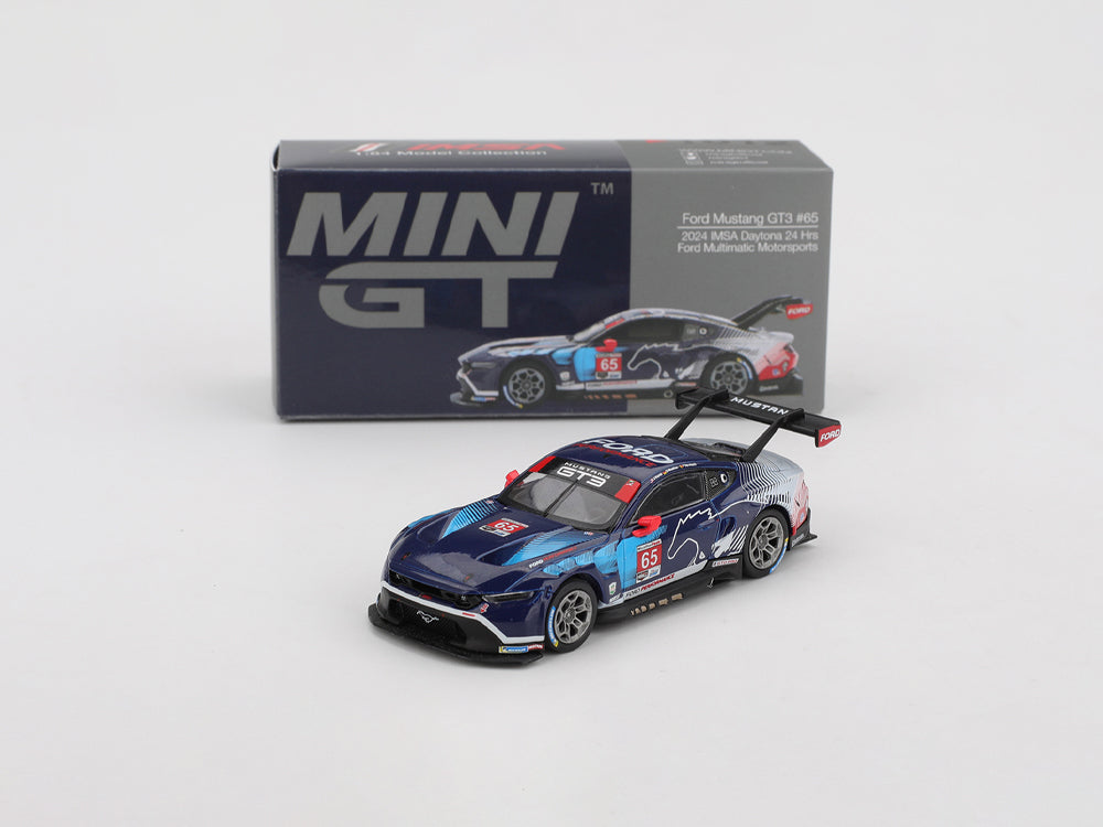 MiniGT 1/64 Ford Mustang GT3 #65 Multimatic Motorsports 2024 IMSA Daytona 24Hr