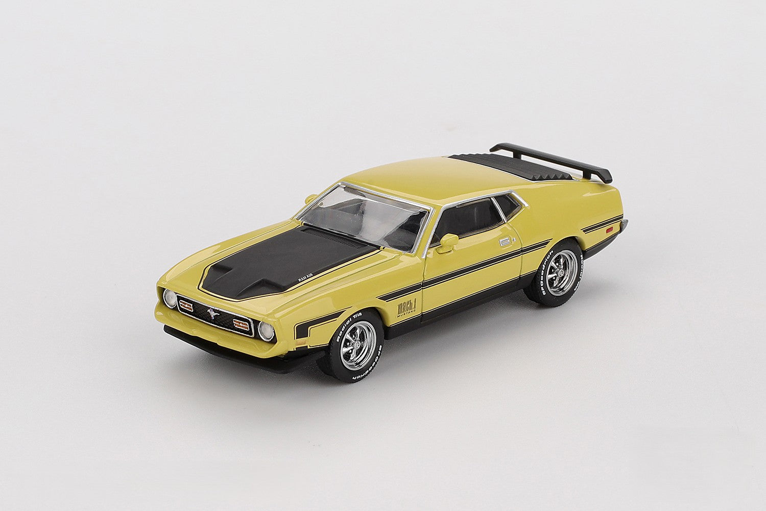 MiniGT 1/64 Ford Mustang Mach 1 Grabber Yellow