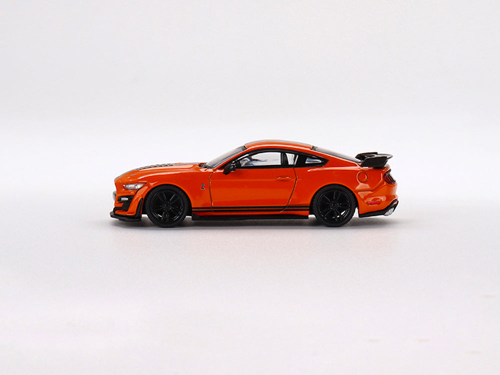 MiniGT 1/64 Ford Mustang Shelby GT500 Twister Orange - Diecast Toyz Australia