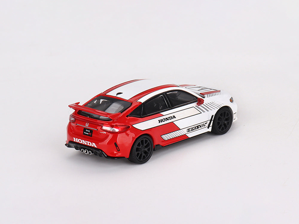 MiniGT 1/64 Honda Civic Type R FL5 2023 Pace Car White/Red - Diecast Toyz Australia