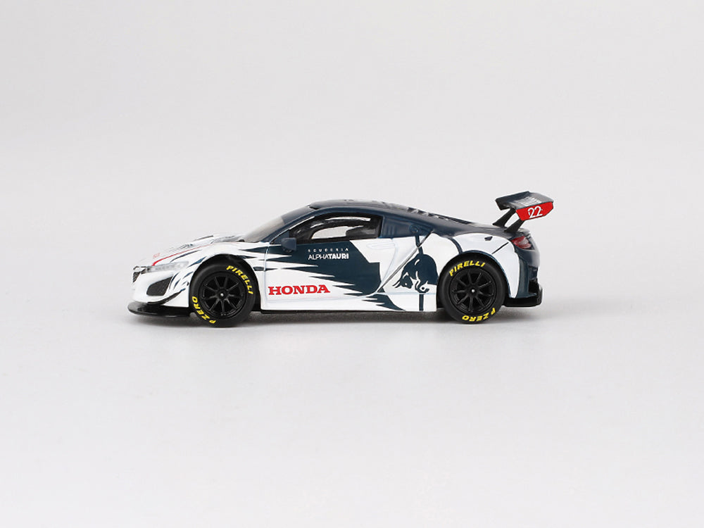 MiniGT 1/64 Honda NSX GT3 EVO Alphatauri Yuki Tsunoda 2023 Red Bull Formula Nurburgring - Diecast Toyz Australia
