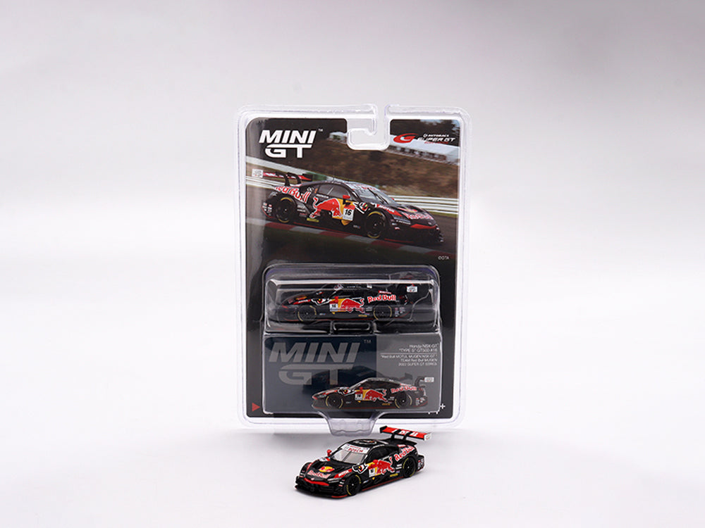 MiniGT 1/64 Honda NSX Type S GT500 #16 RedBull Motul Mugen NSX GT Team Red Bull Mugen 2022 Super GT Series