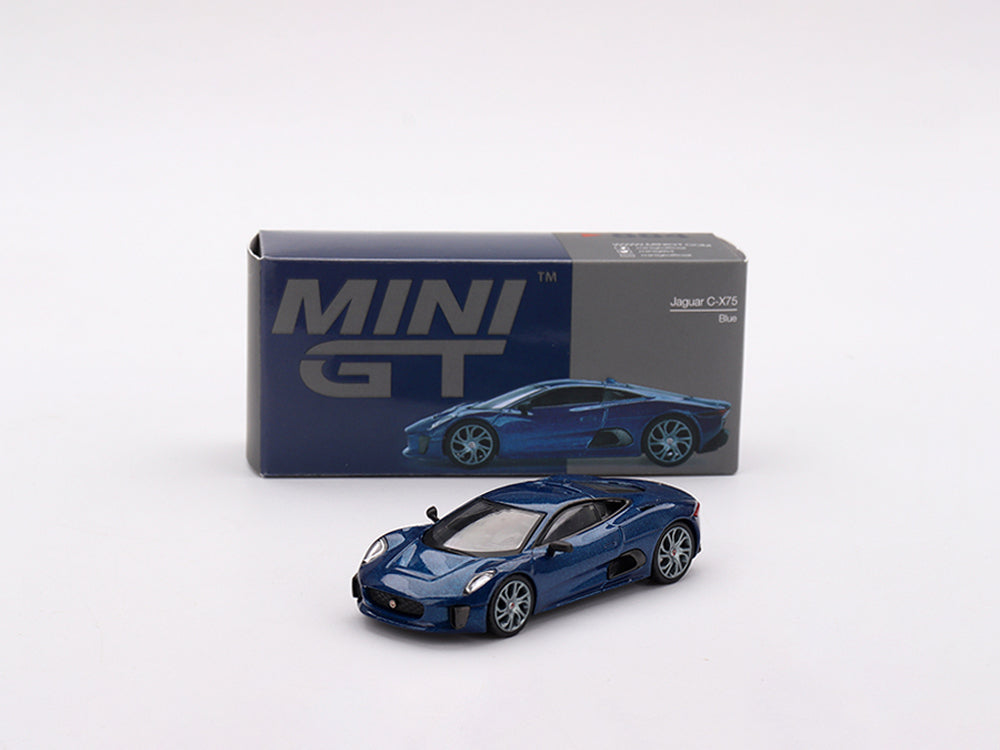 MiniGT 1/64 Jaguar C-X75 Blue