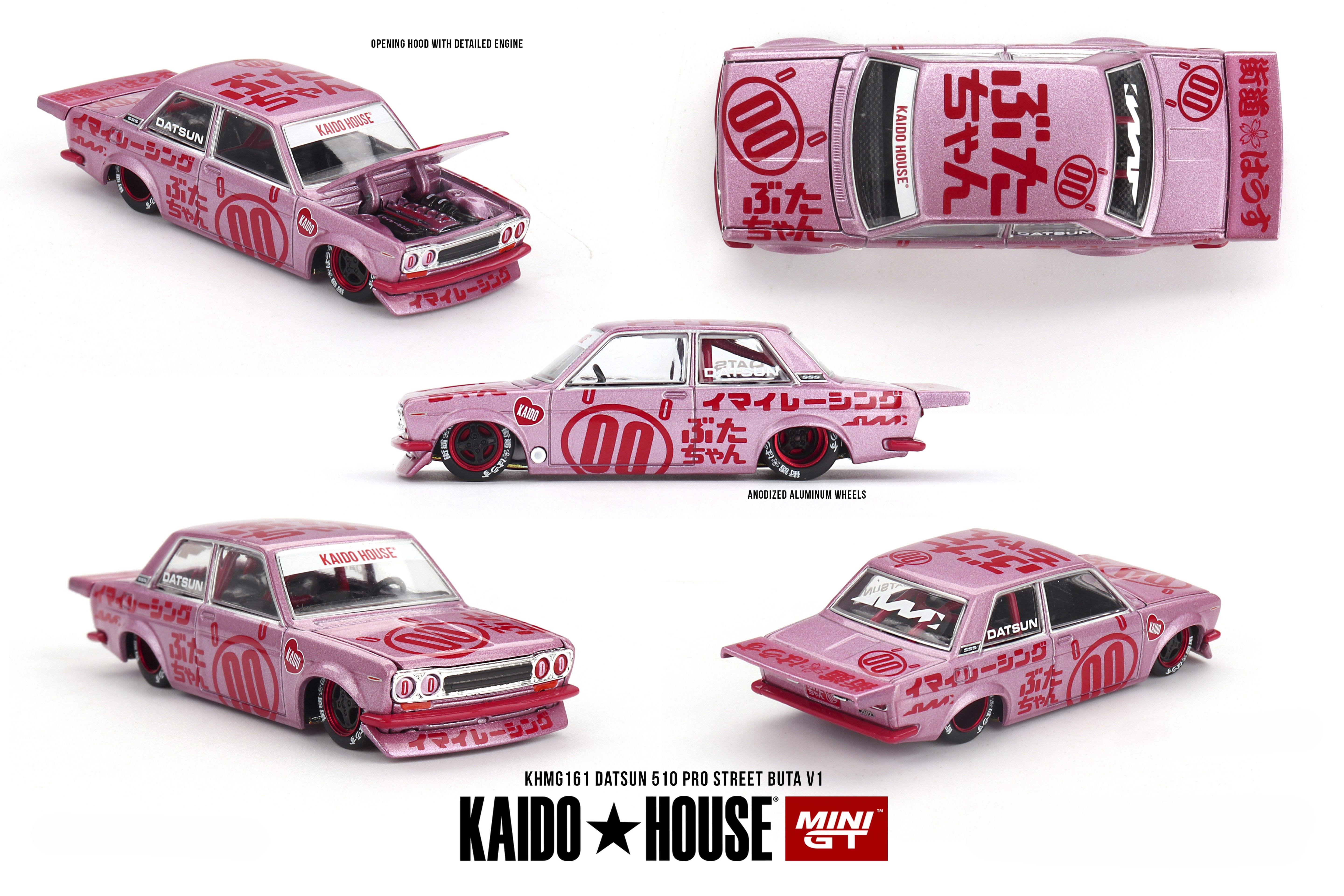 MiniGT x Kaido House Datsun 510 Pro Street Buta V1
