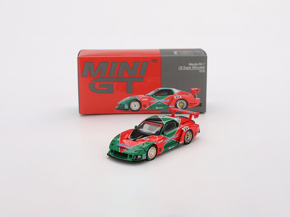 MiniGT 1/64 LBWK Mazda RX7 Super Silhouette 787B Livery