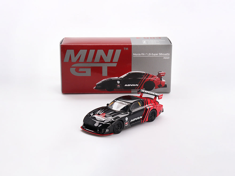 MiniGT 1/64 LBWK Mazda RX7 Super Silhouette Advan Livery