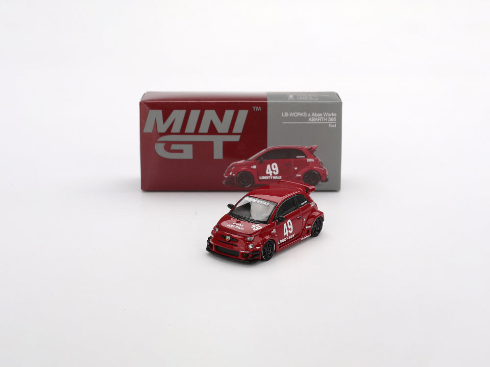 MiniGT 1/64 LB-Works X Abas Works ABARTH 595 Red