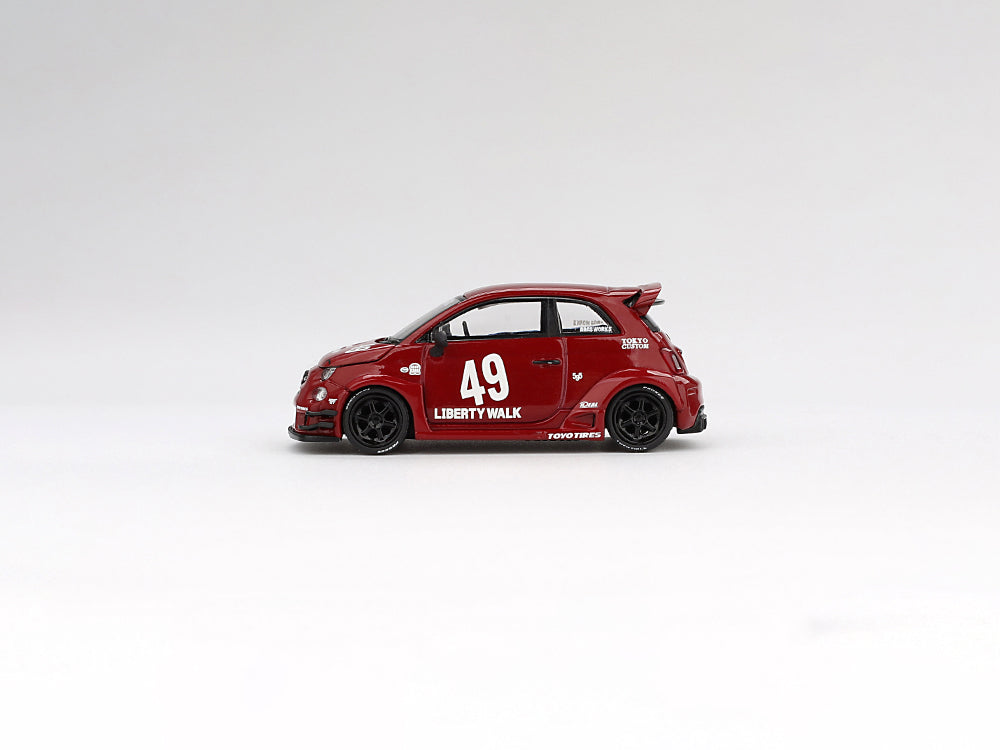 MiniGT 1/64 LB-Works X Abas Works ABARTH 595 Red