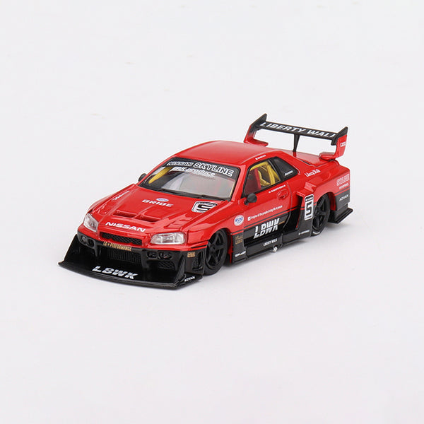 MiniGT 1/64 LB ER34 Super Silhouette Skyline Red/Black