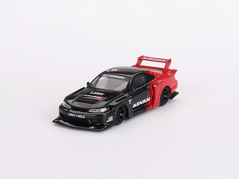 MiniGT 1/64 LB Super Silhoutte Nissan Silvia S15 Advan - Diecast Toyz Australia