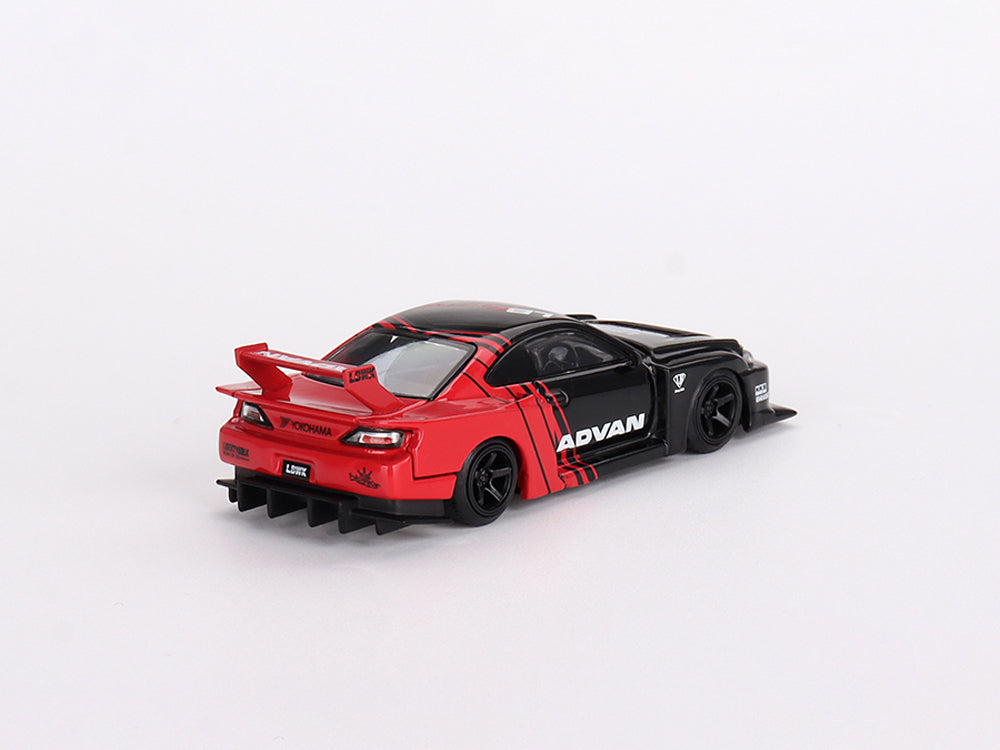 MiniGT 1/64 LB Super Silhoutte Nissan Silvia S15 Advan - Diecast Toyz Australia