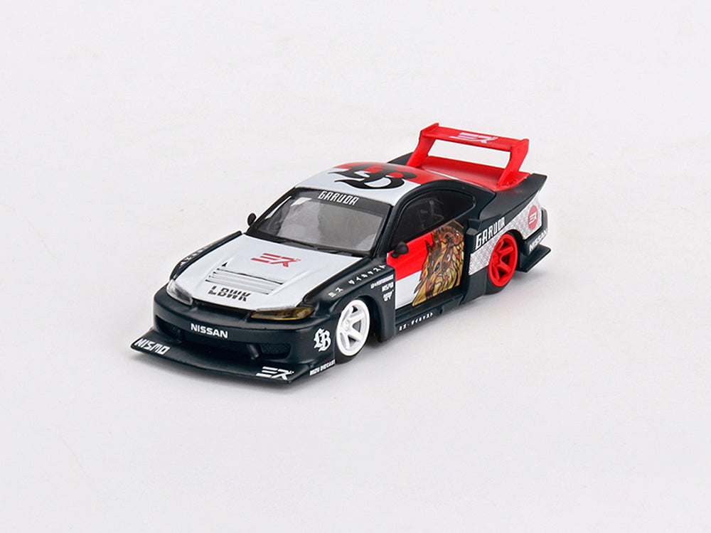 MiniGT 1/64 LB Super Silhoutte Nissan Silvia S15 GARUDA - Diecast Toyz Australia