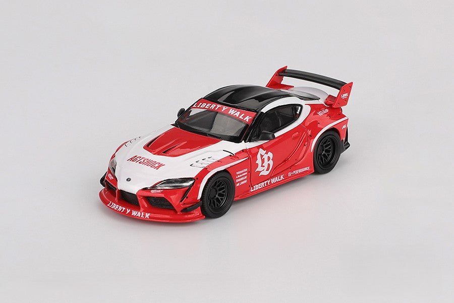 MiniGT 1/64 LB★WORKS Toyota GR Supra Red/White