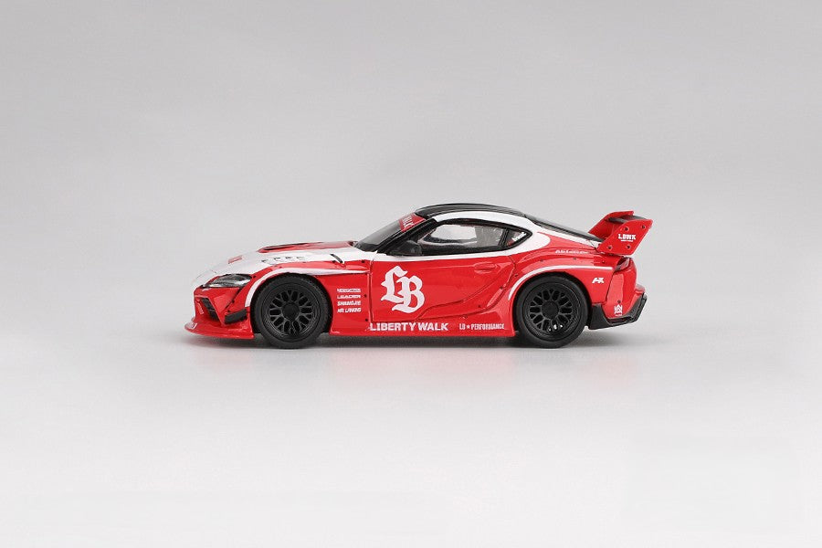 MiniGT 1/64 LB★WORKS Toyota GR Supra Red/White
