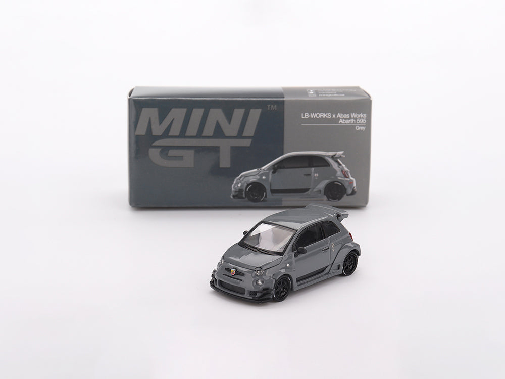 MiniGT 1/64 LB-Works X Abas Works ABARTH 595 Grey