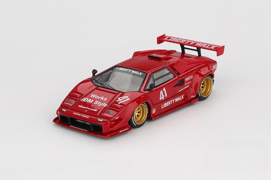 MiniGT 1/64 Lamborghini Countach LB-WORKS Red