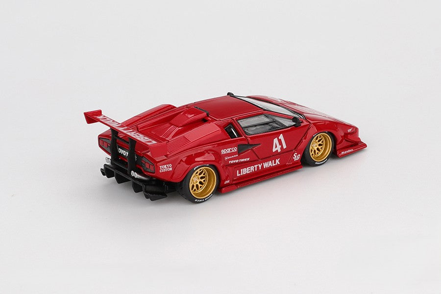 MiniGT 1/64 Lamborghini Countach LB-WORKS Red