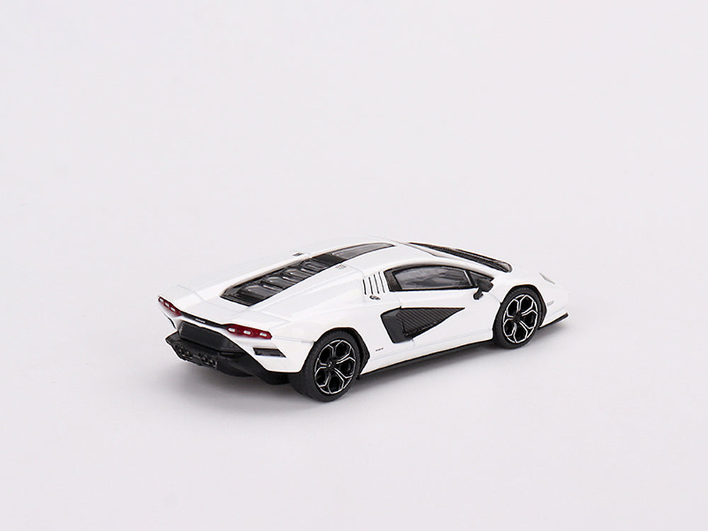 MiniGT 1/64 Lamborghini Countach LPI 800-4 Bianco Siderale - Diecast Toyz Australia