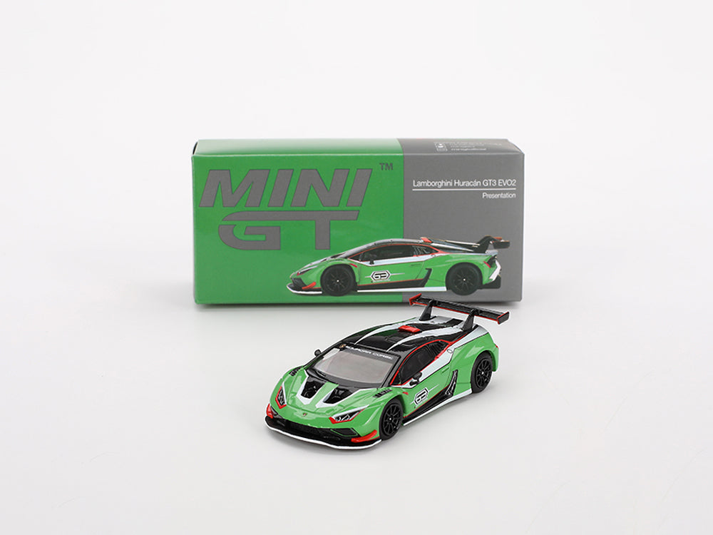 MiniGT 1/64 Lamborghini Huracan GT3 EVO 2 Presentation - Diecast Toyz Australia