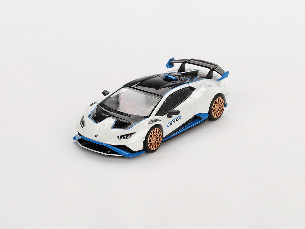 MiniGT 1/64 Lamborghini Huracan STO Bianco Asopo