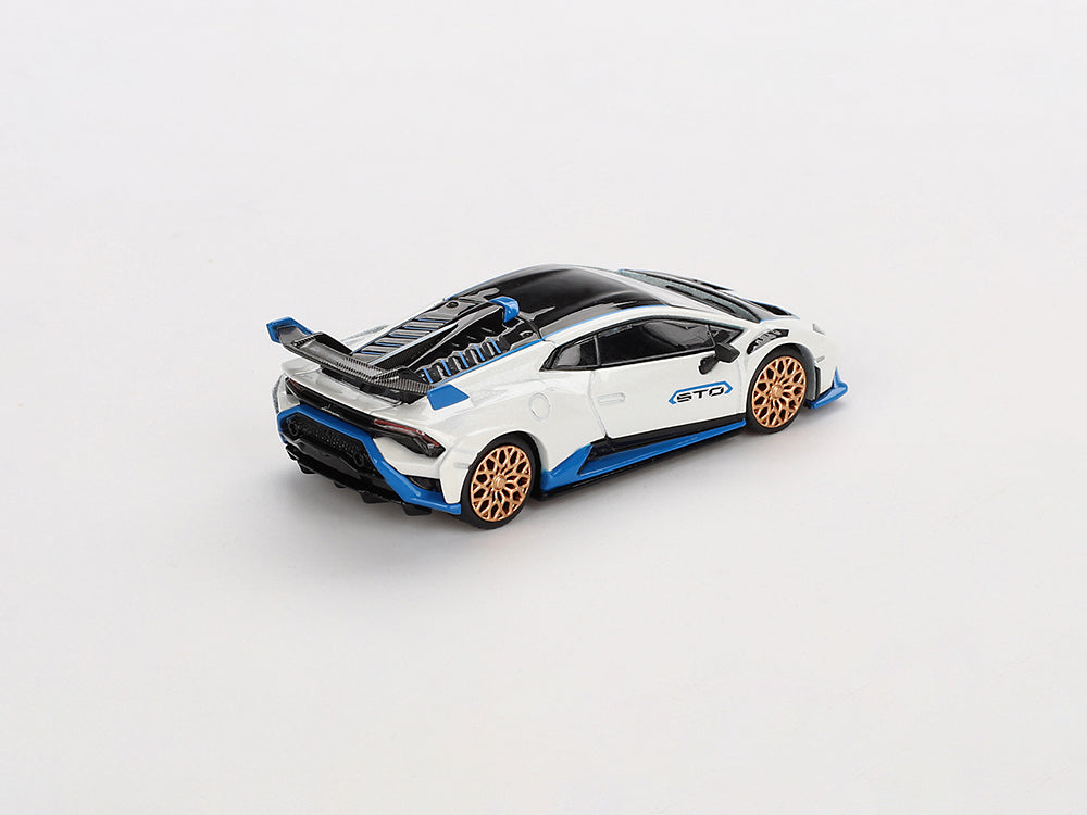 MiniGT 1/64 Lamborghini Huracan STO Bianco Asopo
