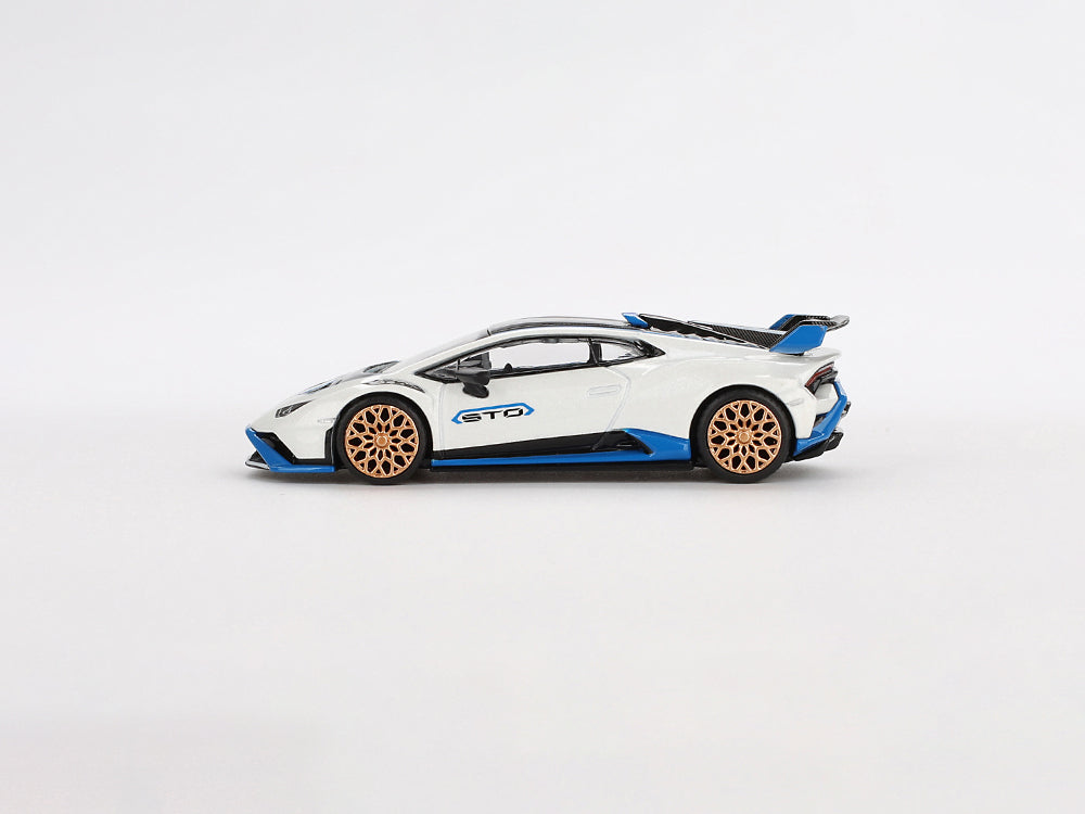 MiniGT 1/64 Lamborghini Huracan STO Bianco Asopo