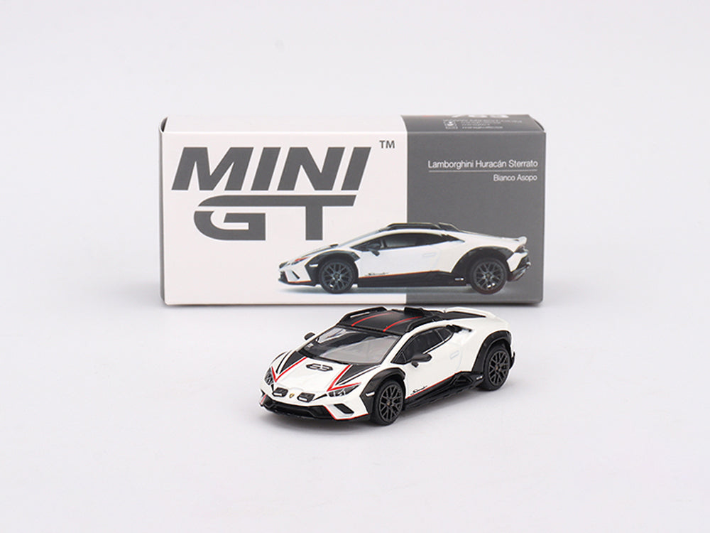 MiniGT 1/64 Lamborghini Huracan Sterrato Bianco Aspo - Diecast Toyz Australia