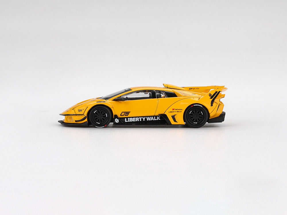 MiniGT 1/64 Lamborghini LB Silhouette Works Murcielago GT EVO Yellow