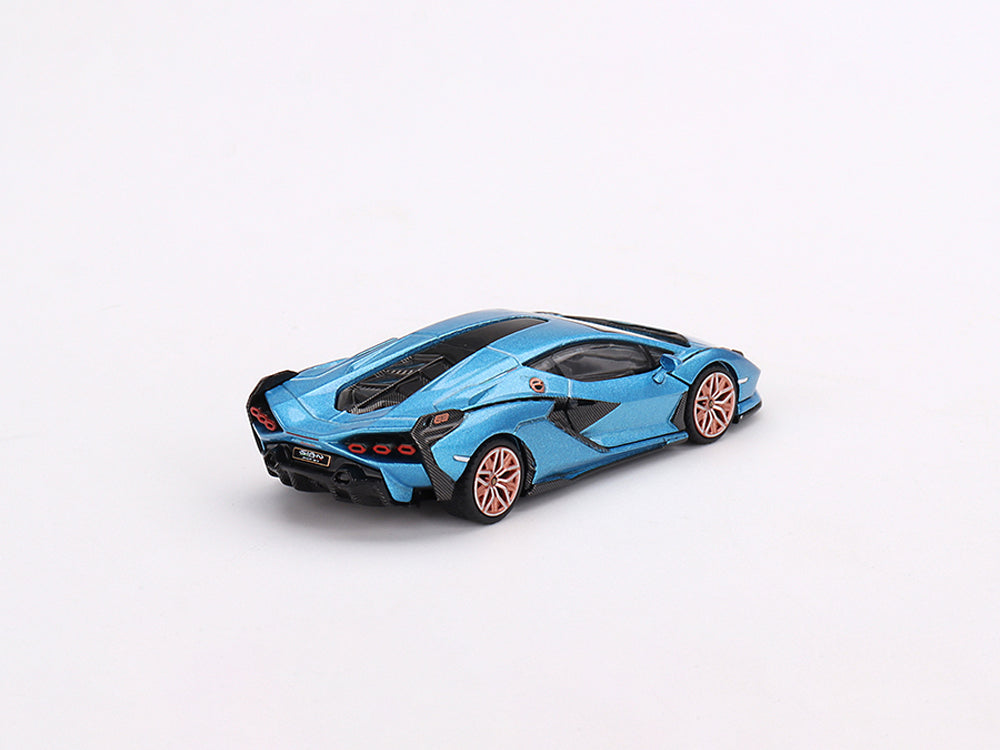 MiniGT 1/64 Lamborghini Sian FK37 Blu Aegir - Diecast Toyz Australia