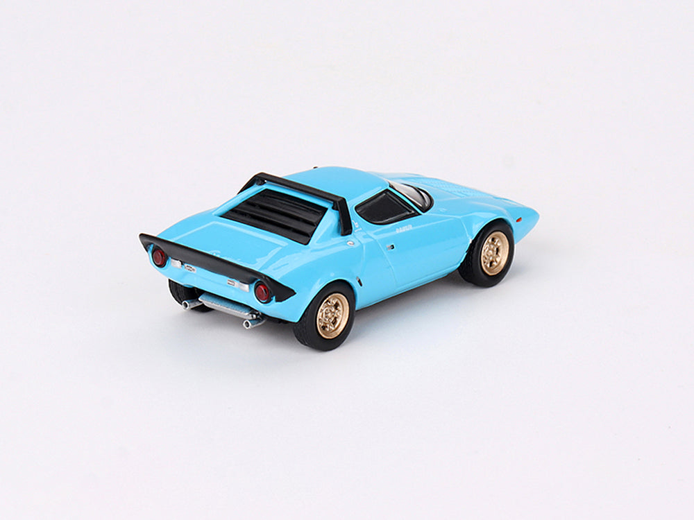 MiniGT 1/64 Lancia Stratos HF Stradale Azzuro Chiaro - Diecast Toyz Australia