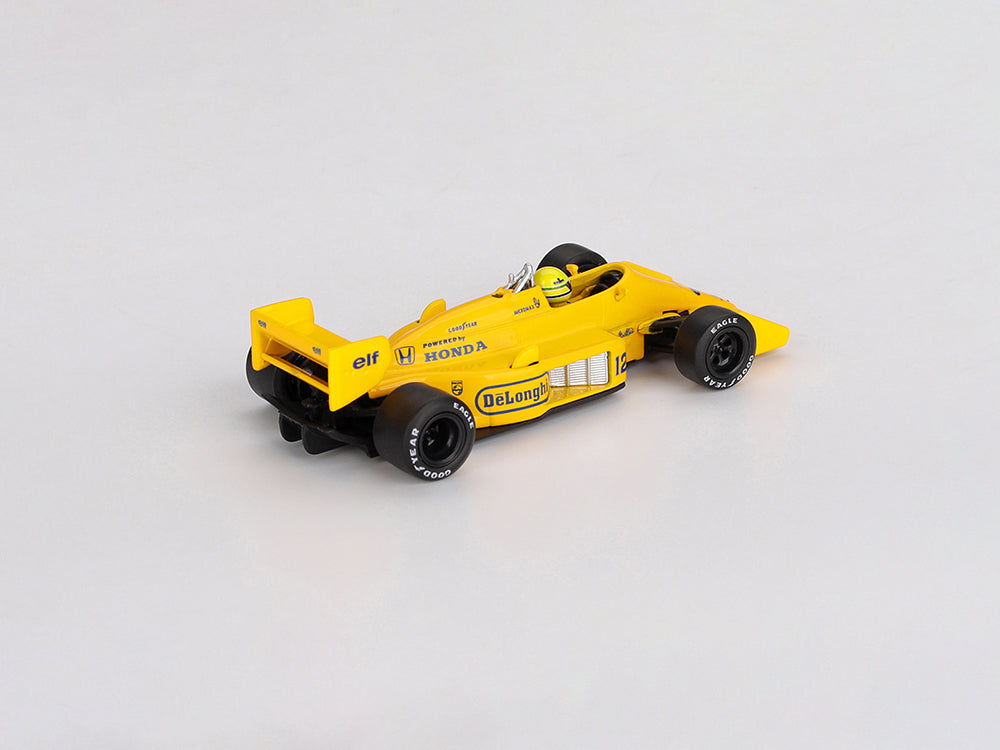 MiniGT 1/64 Lotus 99T #12 Ayrton Senna 1987 Monaco Grand Prix Winner Blister Packaging - Diecast Toyz Australia