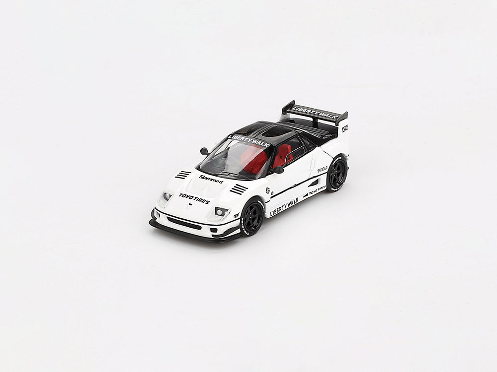 MiniGT 1/64 Mazda AZ-1 Liberty Walk LB40 White 2024 Tokyo Autosalon