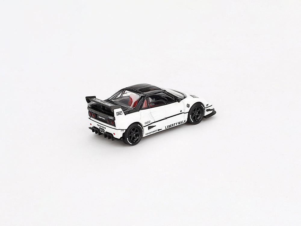 MiniGT 1/64 Mazda AZ-1 Liberty Walk LB40 White 2024 Tokyo Autosalon