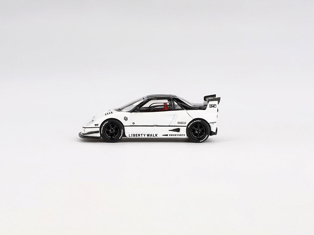 MiniGT 1/64 Mazda AZ-1 Liberty Walk LB40 White 2024 Tokyo Autosalon