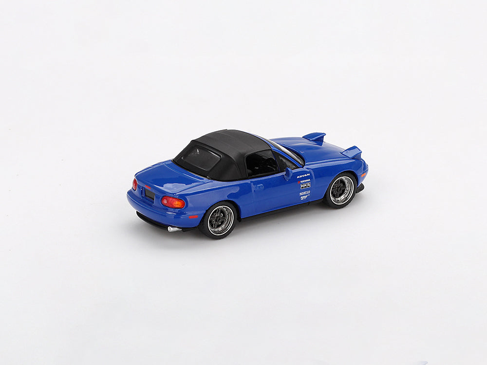 MiniGT 1/64 Mazda Miata MX5 NA Tuned Version Dark Blue