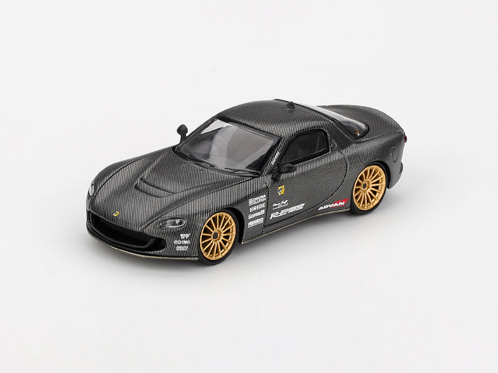 MiniGT Mazda RX-7 RE-Amemiya Matsukiyo KOKU 3 Rotor NA-7 TAS 2025 Best Tuned Car Award Black - Diecast Toyz Australia