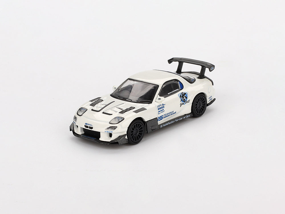 MiniGT 1/64 Mazda RX7 FD3S Itosyoukai Rei-gouki with RE Amemiya White