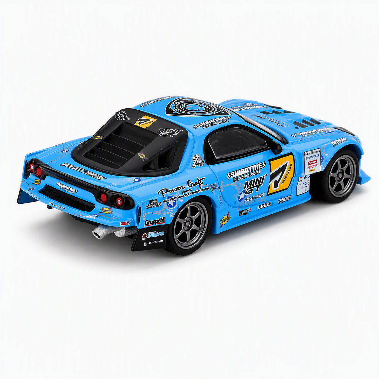 MiniGT 1/64 Mazda RX7 RE-Amemiya 2025 D1 GP Blue