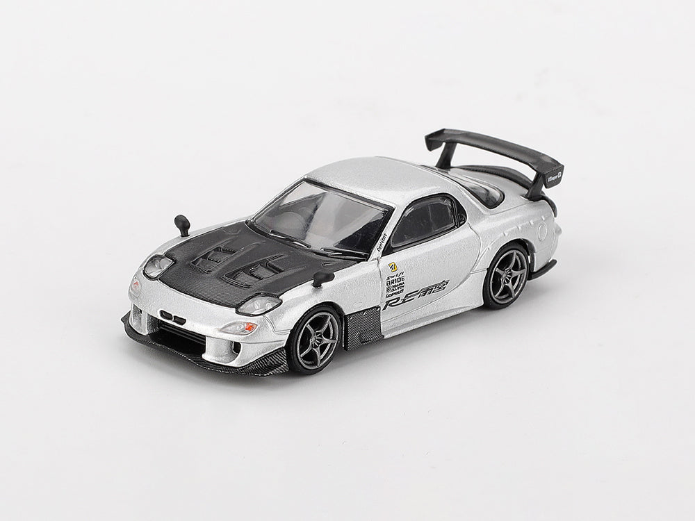 MiniGT 1/64 Mazda RX7 RE-Amemiya Metallic Silver