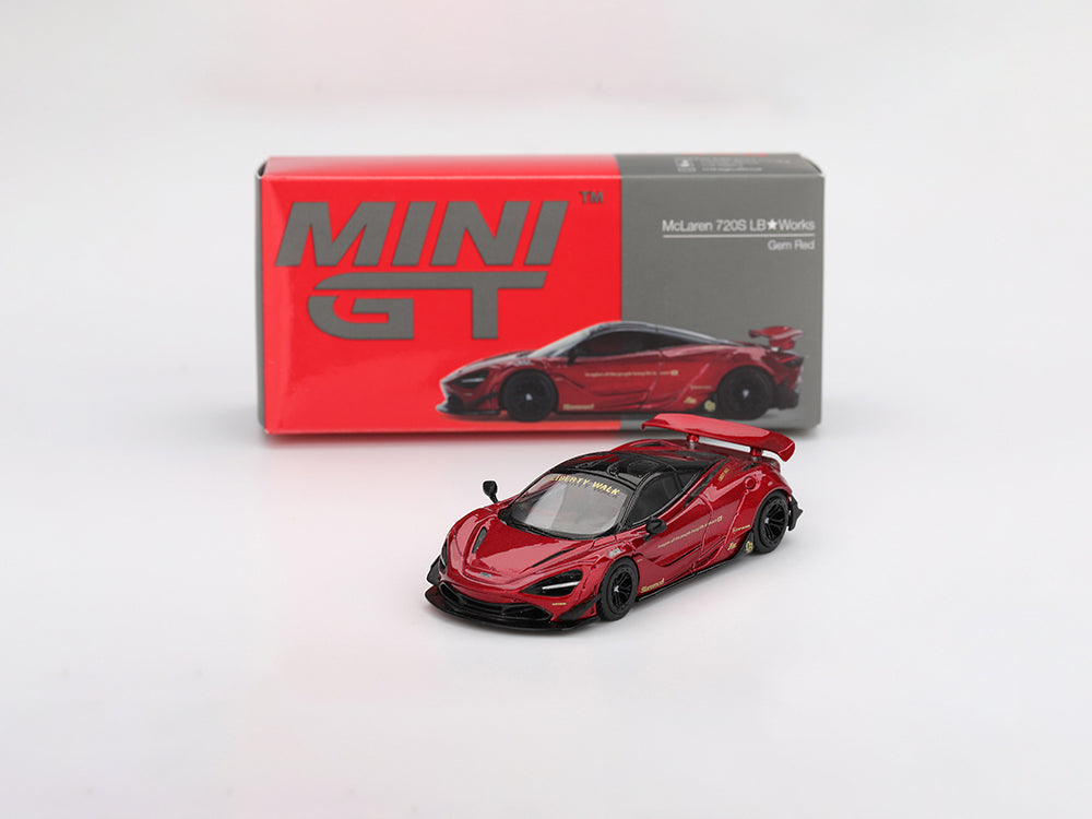 MiniGT 1/64 McLaren 720S LB Works Gem Red