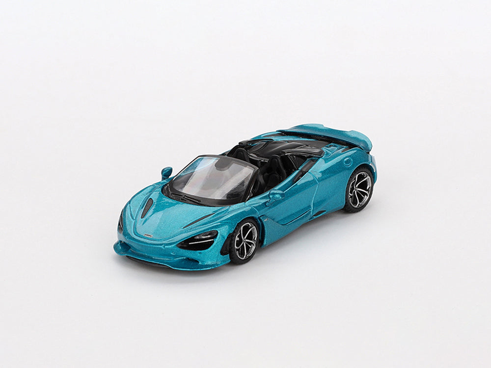 MiniGT 1/64 McLaren 750S Spider Belize Blue - Diecast Toyz Australia