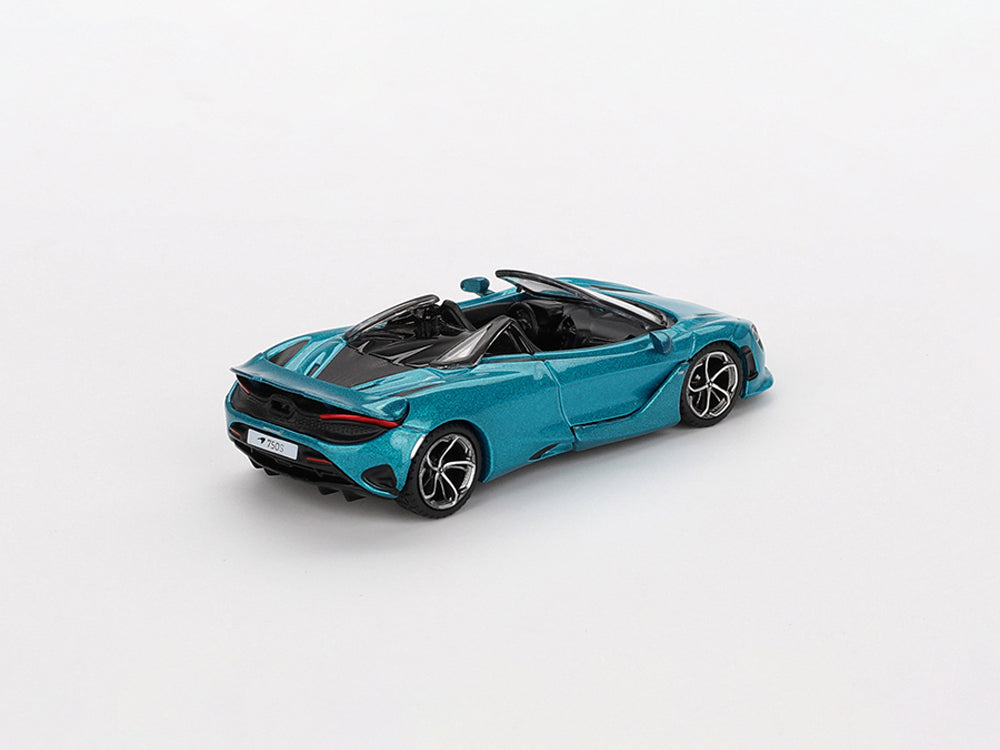 MiniGT 1/64 McLaren 750S Spider Belize Blue - Diecast Toyz Australia