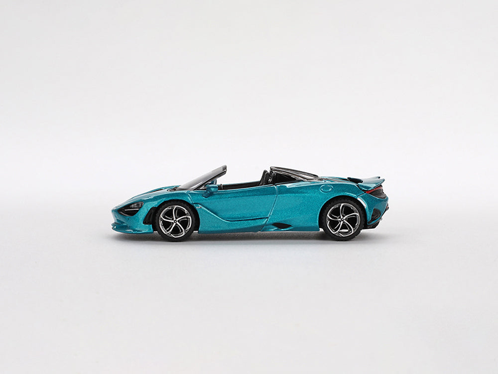 MiniGT 1/64 McLaren 750S Spider Belize Blue - Diecast Toyz Australia